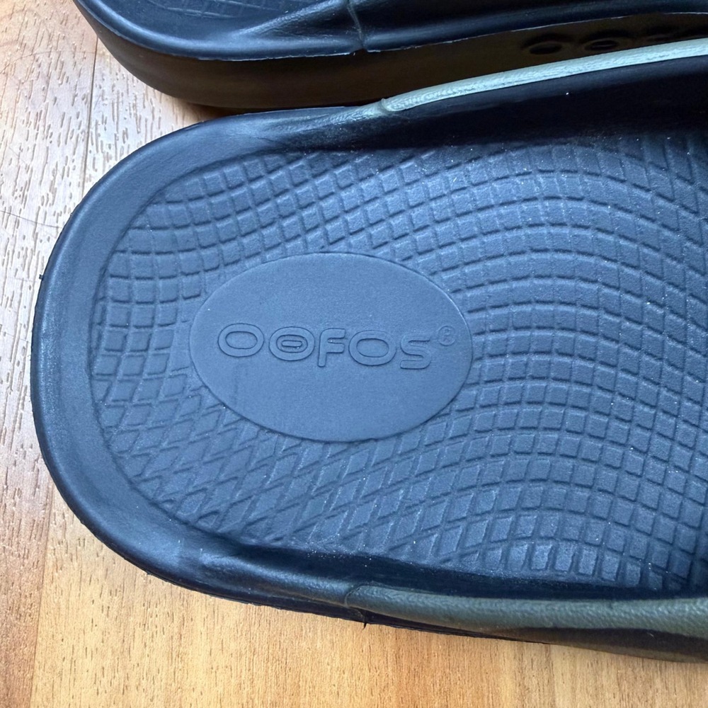 OOFOS OOriginal Sport Recovery Sandal Olive Green Black Mens 5, Womens 7 EU 38 - Picture 5 of 7